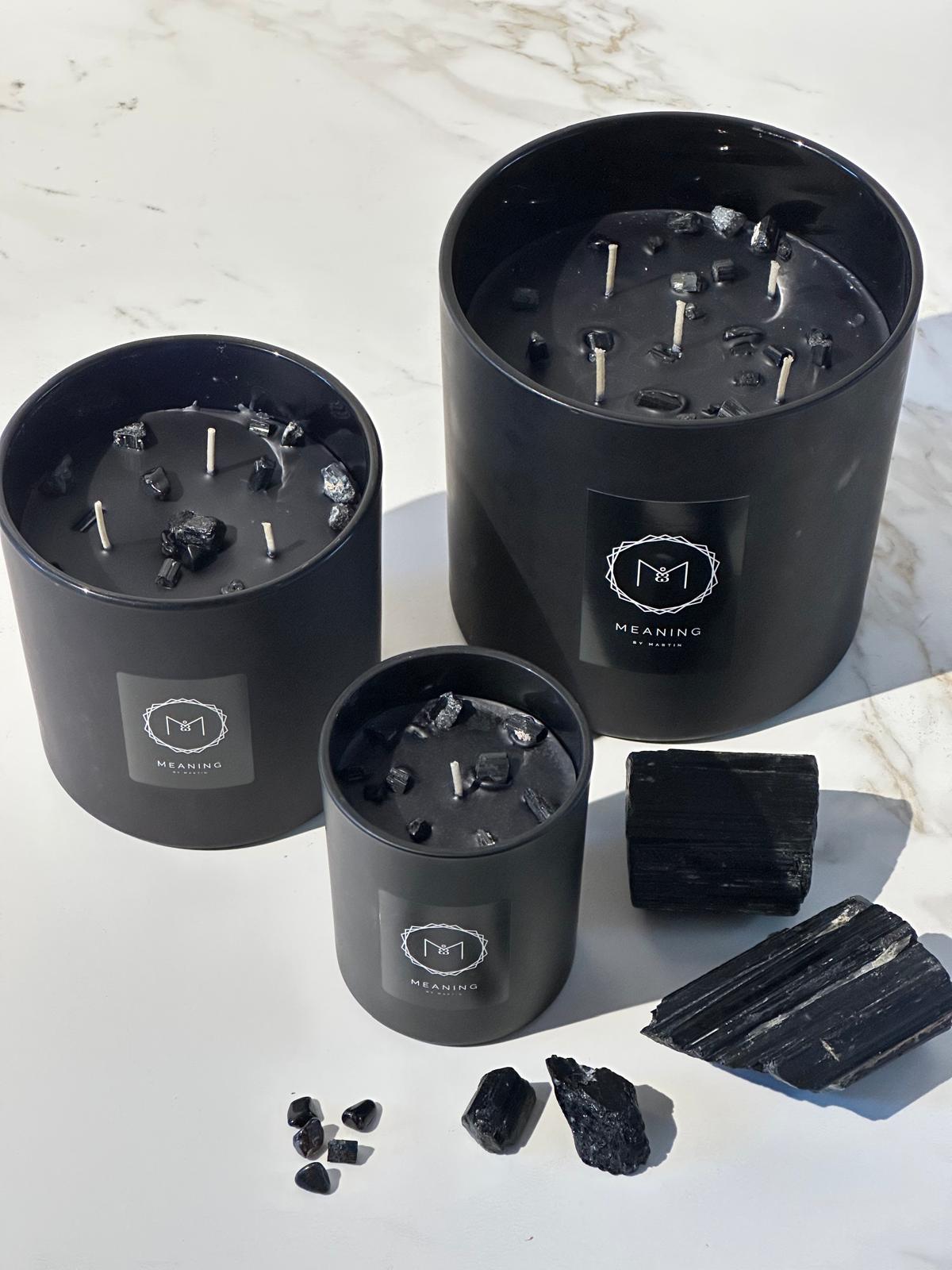 נר טורמלין שחור (קטן)